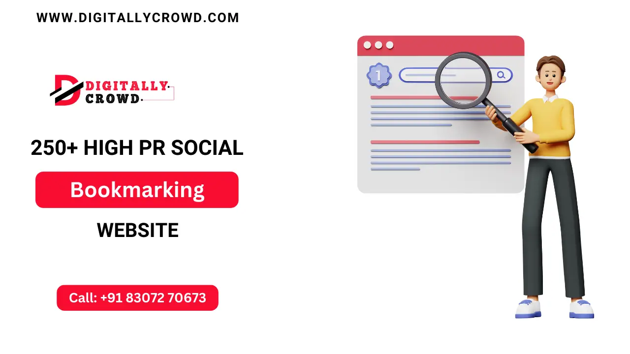 250+ High PR Social Bookmarking Sites
