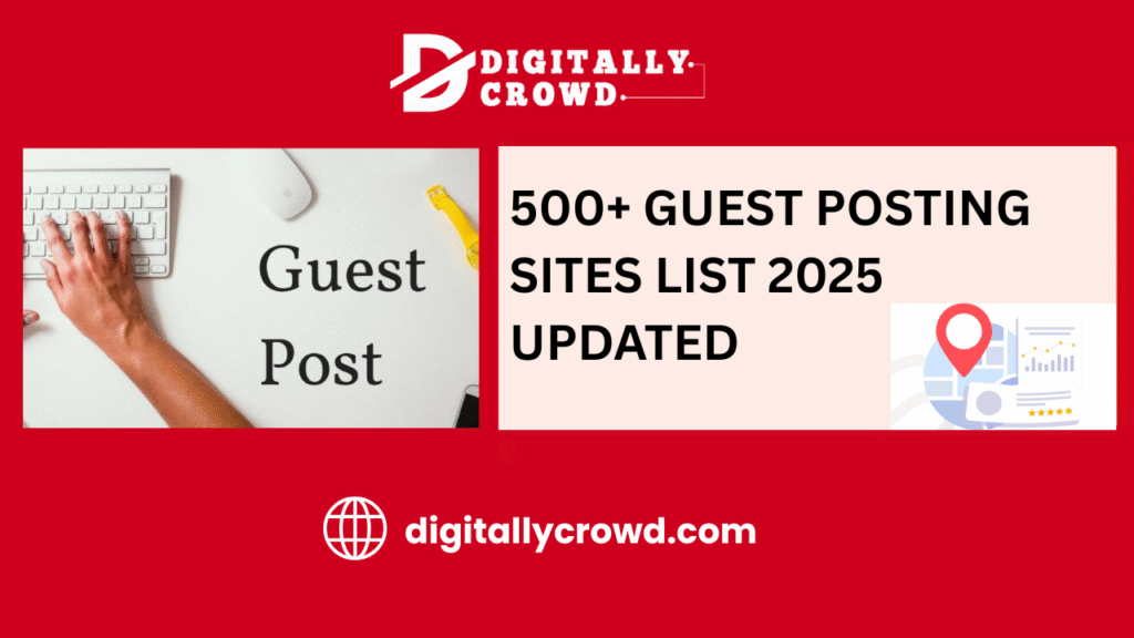 GUEST POSTING SITES LIST