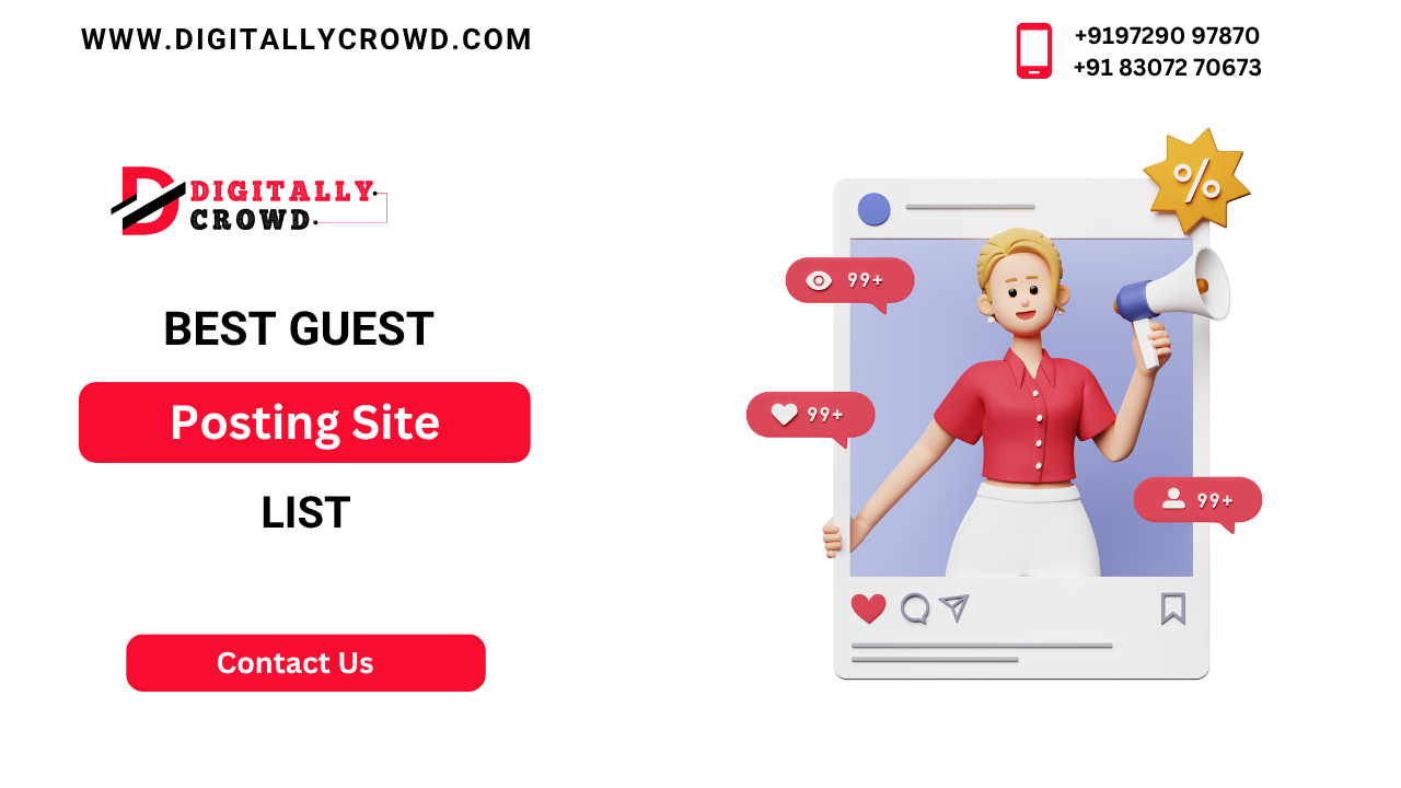 GUEST POSTING SITES LIST