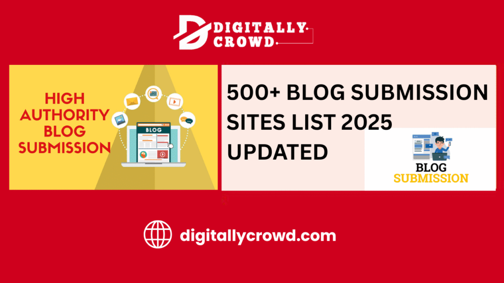 BLOG SUBMISSION SITES