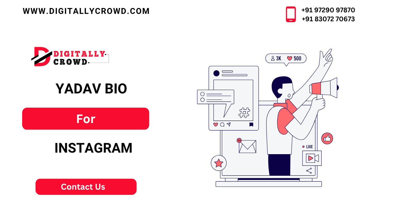 Yadav Bio for Instagram